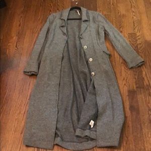 Free people long gray duster